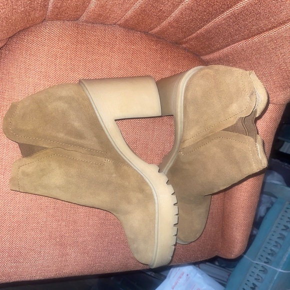 Dolce Vita Ankle Boots Chunky Heels Platform Booties​ - Picture 3 of 12